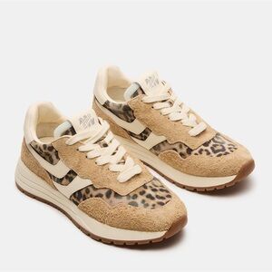 NWT STEVE MADDEN BURST LEOPARD MULTI SNEAKERS Sz 8,5